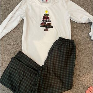 Boys Christmas pajama set.